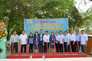 img breaks ground on rach lon bridge in dong thap  ?? contributing to rural transport infrastructure development