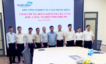 technical infrastructure inspection delegation of img phuoc dong industrial park   port